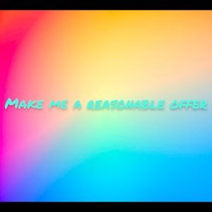 Reasonable offers accepted